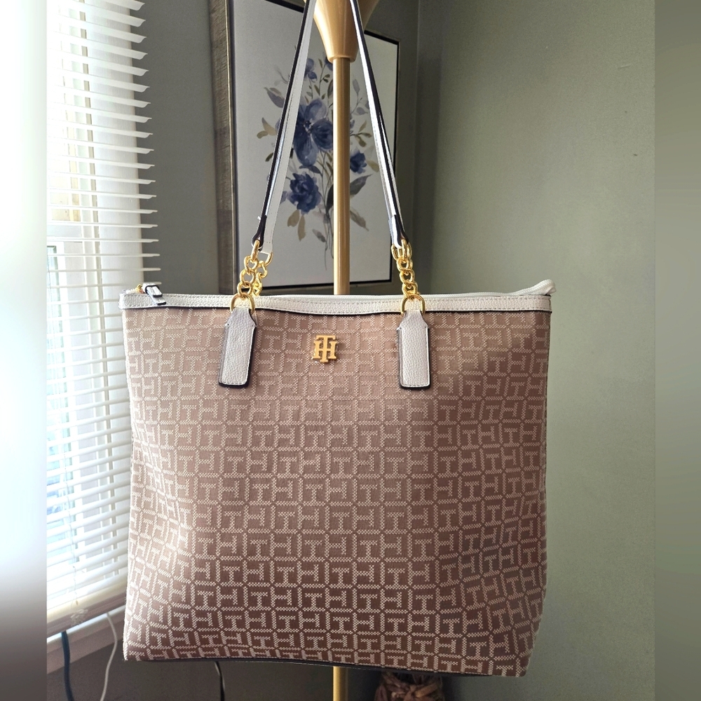 Tommy Hilfiger Tote White/Tan